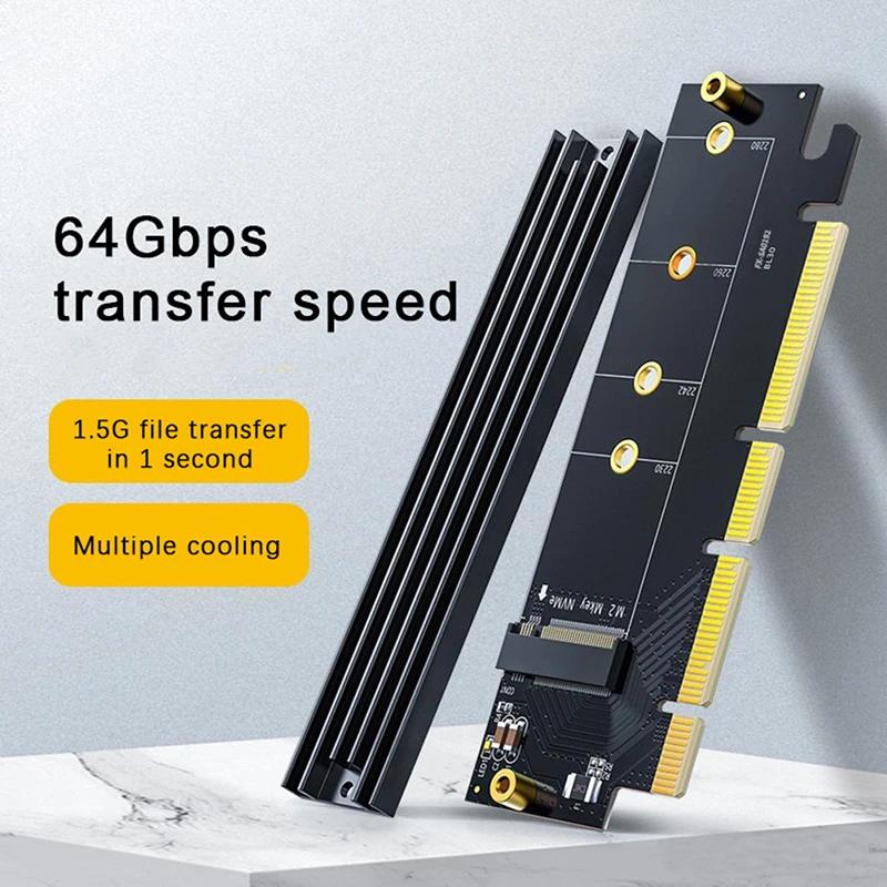 UGREEN PCIE to M2  NVMe M.2 PCI ͽ , PCI-E ī x4/8/16 M & B Ű SSD ǻ Ȯ ī ߰, 32Gbps